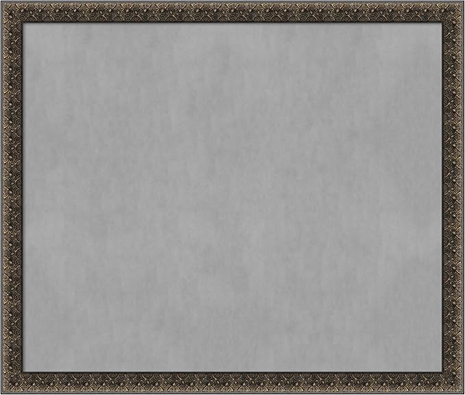 Amanti Art Black Framed Magnetic Board 45x53 Oversize Vision Board by AmantiArt