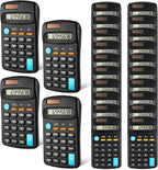 Flutesan 24 Pieces Basic Mini Calculators Bulk by Flutesan