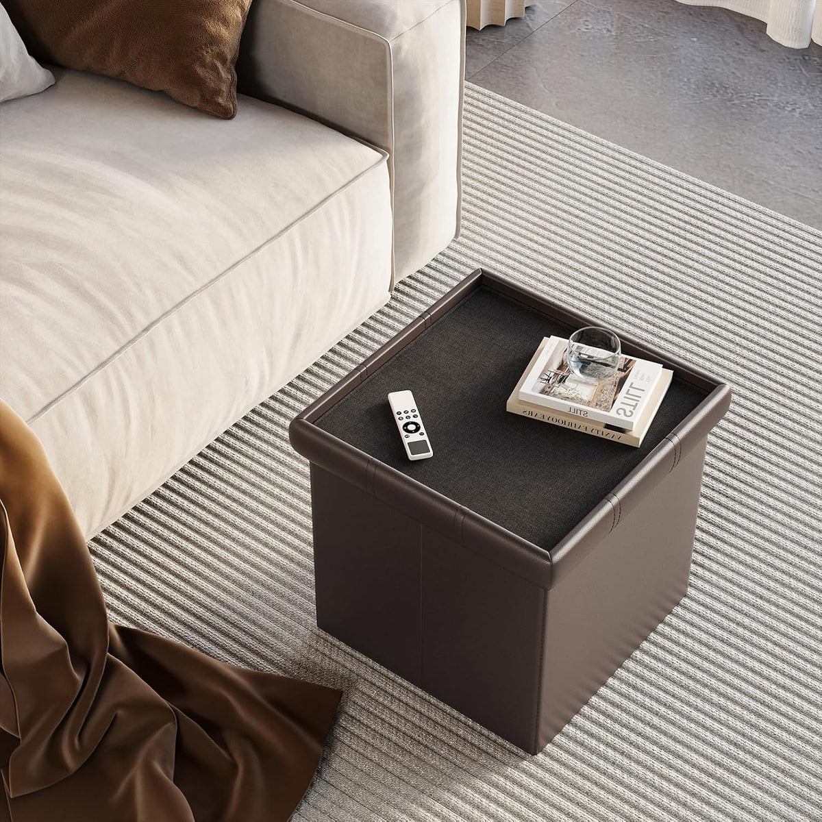 YOUDENOVA Storage Ottoman, Small Ottoman Foot Rest, Ottoman with Storage