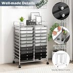 Happygrill 20-Drawer Organizer Cart Tools, Mobile Utility Storage Cart - Image 4