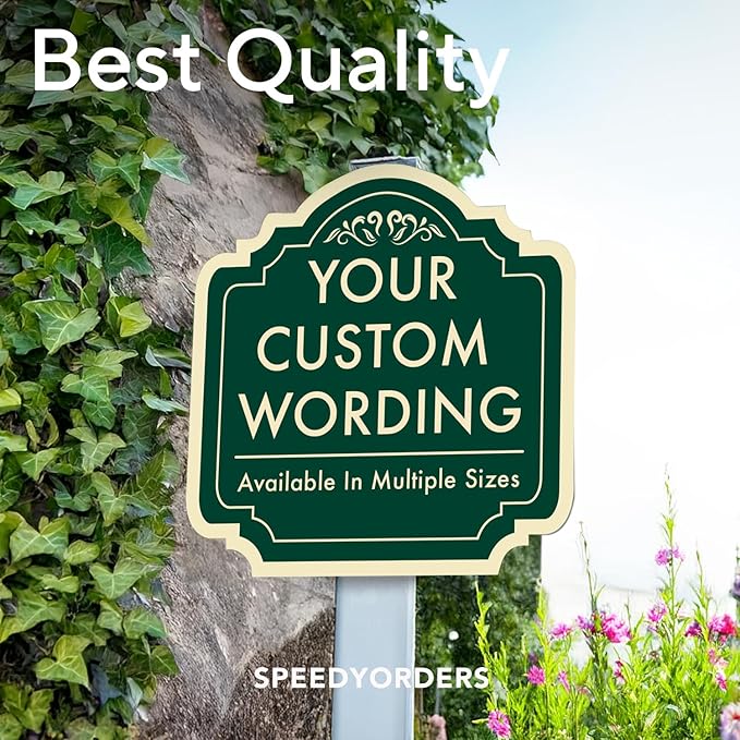 Custom Decorative Outdoor Metal Sign - Image 8