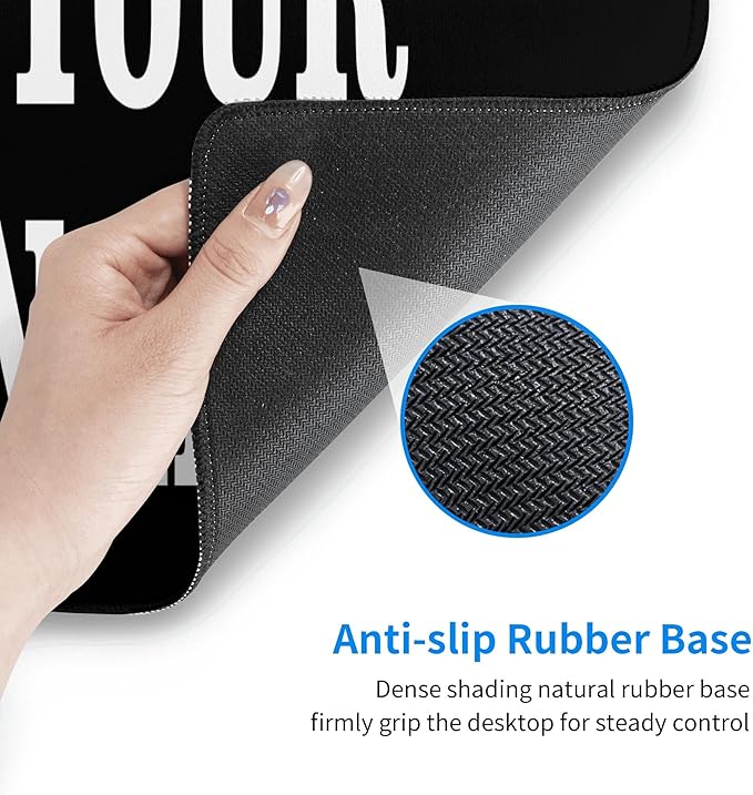 OHORTEB Custom Mouse Pad with Photo, Personalized Image Text Laptop Desk Mat - Image 5