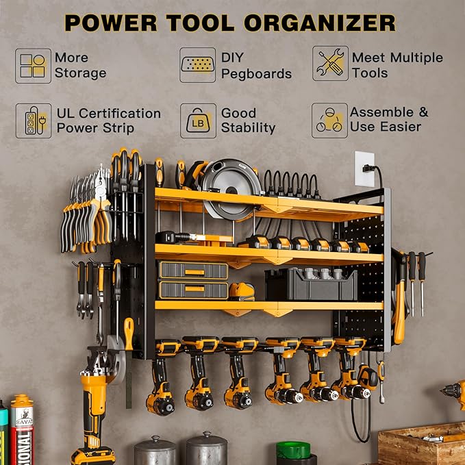 NattyDot Power Tool Organizer Wall Mount - Image 4