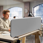 DECOLAB Desk Dividers, Portable Table Partition Screen Panel by DECOLAB