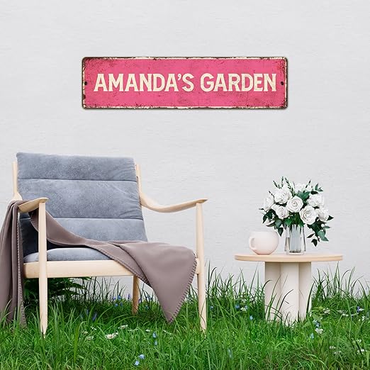 Custom Rustic Sign, Personalized Decor Street Signs Gift, 32x8 Inches, Fade - Image 4