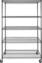 Seville Classics UltraDurable Heavy Duty NSF Solid Steel Wire Rack Storage Unit - Image 2