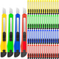 Lanties 300 Pcs Box Cutters Retractable Utility Knife Office Supplies 9mm Wide by Lanties