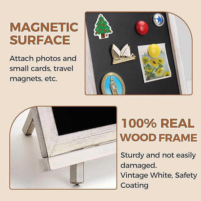 SELEAD 100% Real Wood Frame Chalkboard - Image 6