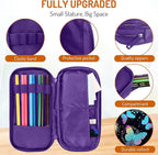 Cute Pencil Case for Girls, Large Girls Pencil Pouch for School Supplies - Image 2