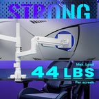 ARES WING Dual Monitor Arm Desk Mount - Image 5