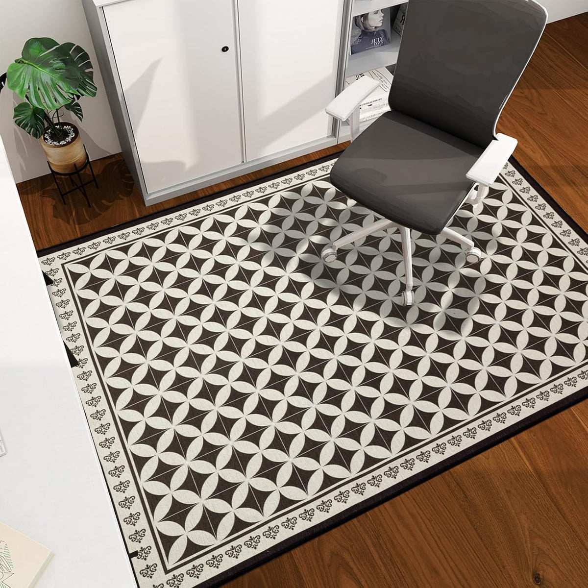 Office Chair Mat for Hardwood Floor, 60"x45" Easy Glide Computer De...