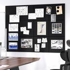 Neatsure Large Cork Board for Wall, 12 Panels Felt Tiles Tack Push Pin Board - Image 5