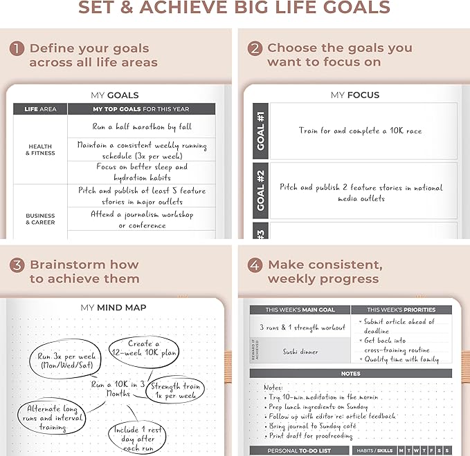 Clever Fox Dated Planner 2026-2027 – Weekly Life Planner Notebook - Image 8