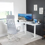 VIVO Electric Corner 63 x 55 inch L-Shaped Standing Desk, Memory Height - Image 7