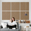Reverbeon 6 PCS Acoustic Panels, 23.6x23.6 Inch Sound Absorbing Panels by Reverbeon