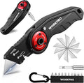 WORKPRO Folding Utility Knife, 2-in-1 Multitool Knife by WORKPRO