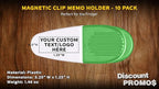 10 Magnetic Memo Holders Set - Image 4