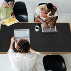 CENNBIE Leather Desk Mat, Extended Non-Slip Mouse Pad, Waterproof PU Leather - Image 4