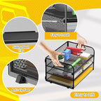 MINDEPOT 3 Tier Paper Organizer Tray - Image 4