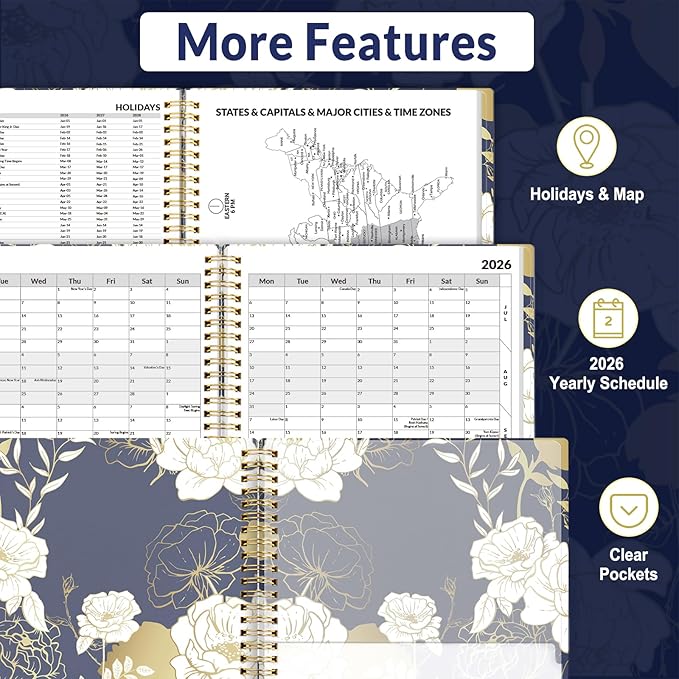 SUNEE 2026 Appointment Book, Quarter-Hourly, Weekly & Monthly - Image 6