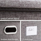 PRANDOM Extra Large Collapsible Storage Bins - Image 4