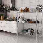 Regal Altair 24" Deep x 48" Wide x 54" Height Wire Shelving Kit | 3-Tier | NSF - Image 2