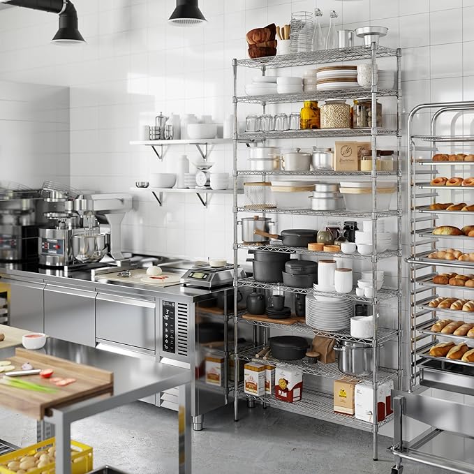 Regal Altair 14" Deep x 42" Wide x 96" Height Wire Shelving Kit | 10-Tier | NSF - Image 7