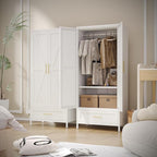 SUPEER Metal Wardrobe Cabinet - Image 7