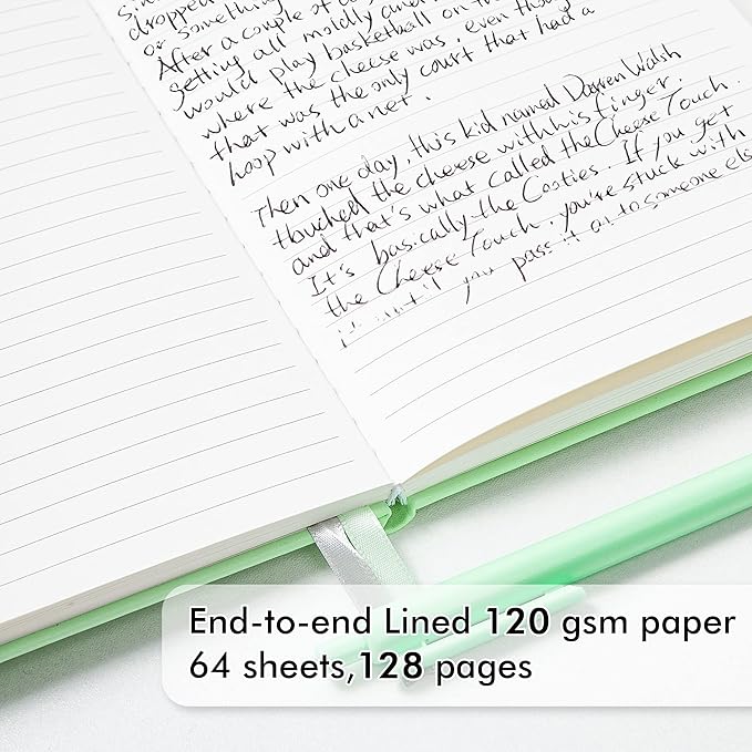 feela 5 Pack Notebooks Journals Bulk, Hardcover Classic Ruled Lined Journals - Image 3