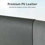 Aothia Leather Desk Protector, Mouse Mat, Non-Slip PU Leather Blotter, Laptop - Image 2
