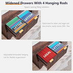 JXQTLINGMU 2 Drawer File Cabinet - Image 3