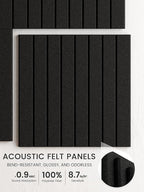 Bumusty Large Cork Board Alternative-47 x35 Felt Bulletin Board Tiles, - Image 3