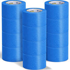 12 Rolls Blue Painters Tape Bulk 3 inch x 60 Yards, Total 720 Yd, Painters by Oleitodh