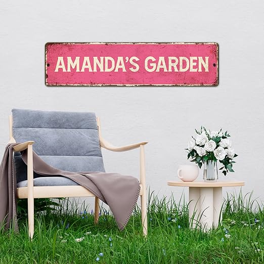 Custom Rustic Sign, Personalized Decor Street Signs Gift, 40x10 Inches - Image 4