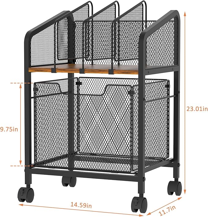 Tiaoheka Rolling File Cabinet - Image 2