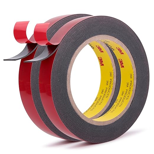Automotive Acrylic Plus Attachment Tape 0.79" x 18Ft Made of 3M Pack of 2 by AdhesiveTapeAppliedtoLife