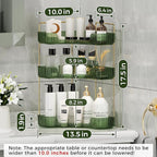 YCIA&DONE Corner Bathroom Counter Organizer, Makeup Organizer - Image 6