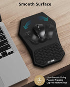 Ergonomic Mouse Pad and Keyboard Wrist Rest Support Set, Massage Design Mousepad - Image 4