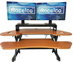 Rocelco 46" Height Adjustable Corner Standing Desk Converter - Image 2