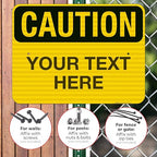 Custom Caution Sign, OSHA Sign, 18x24 Inches, 3M EGP Reflective .080 Aluminum - Image 4