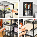 Stebopum 12 Pack Stackable Shoe Storage Organizer - Image 5
