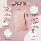 Clever Fox Self-Care Journal – Daily Reflection Notebook – Mental Health & - Image 5
