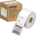 2.25" x 2.25" Thermal Labels | 4 Rolls | 2800 Labels | fits Zebra, Offnova by EcothermProducts