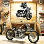 Custom Motorcycle Metal Sign Personalized Biker Name Sign Motorcycle Wall Art - Image 5