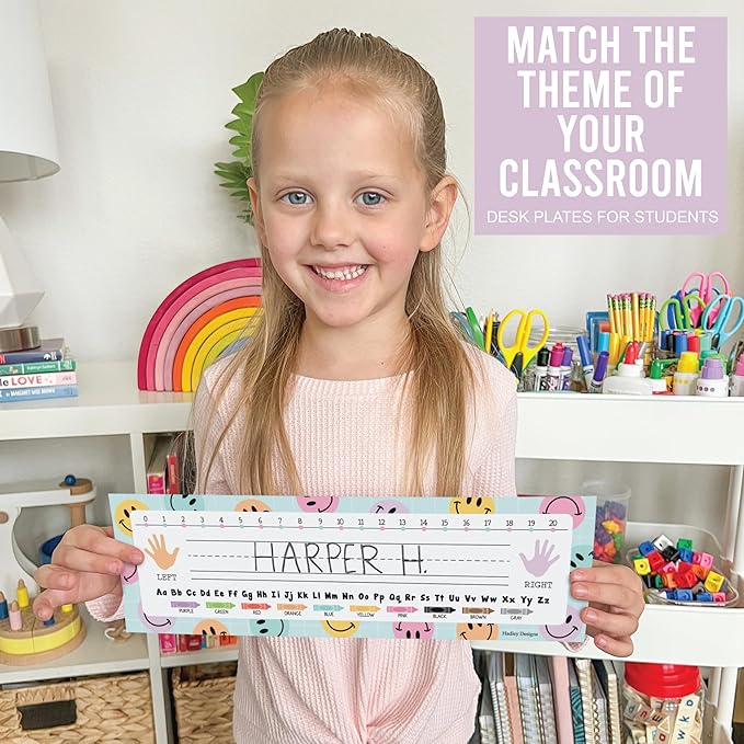 Desk Name Tags for Classroom – 36 Student Name Plates for Classroom Kindergarten - Image 5