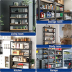 WORKPRO House 3000lbs 5-Tier Shelving Unit, Boltless Book Shelf, Shelf Organizer - Image 8