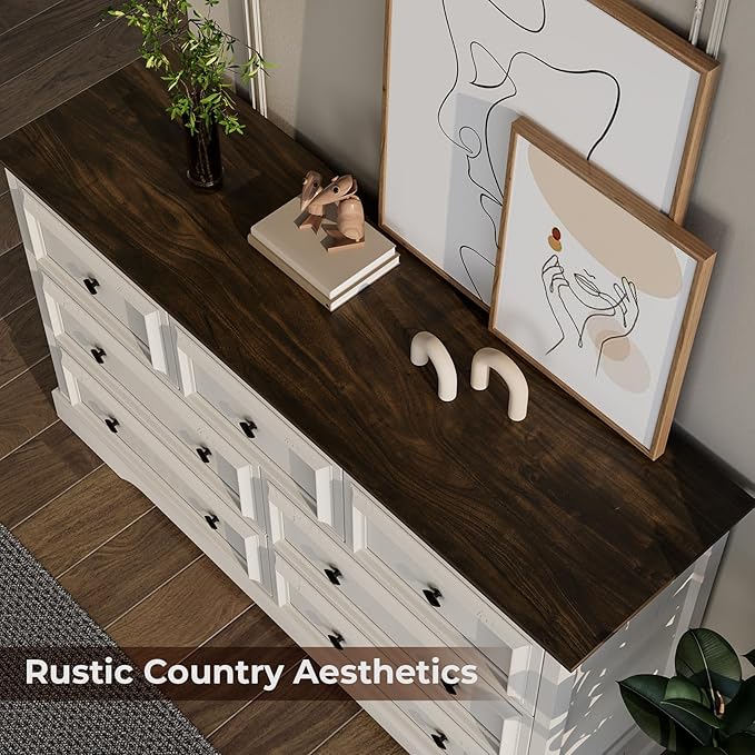 VVFLU Farmhouse 7 Drawer Dresser - Image 5