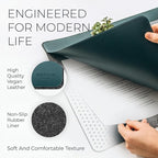 Nordik Felt and Leather Desk Mat Non-Slip - Image 2