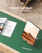 YSAGi Leather Desk Pad Protector, Office Desk Mat, Large Mouse Pad, Non-Slip PU - Image 7