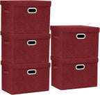 TYEERS Large Collapsible Storage Bins by StorageOrganization